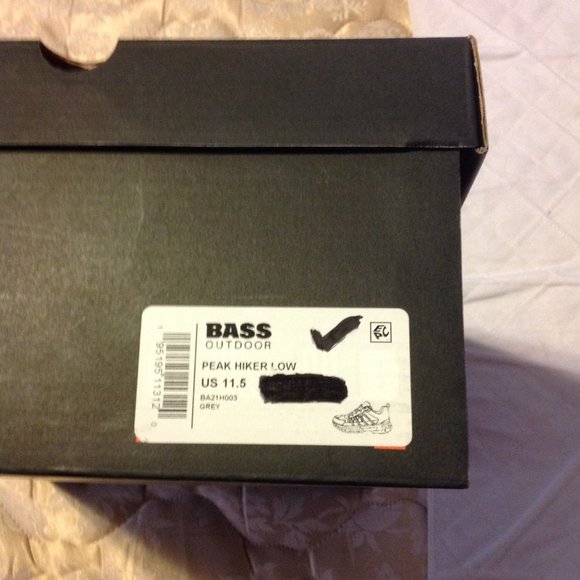 G. H. Bass & Company Men's Peak Gray WR Hiking Boots -11.5M - New in Box - Picture 10 of 11